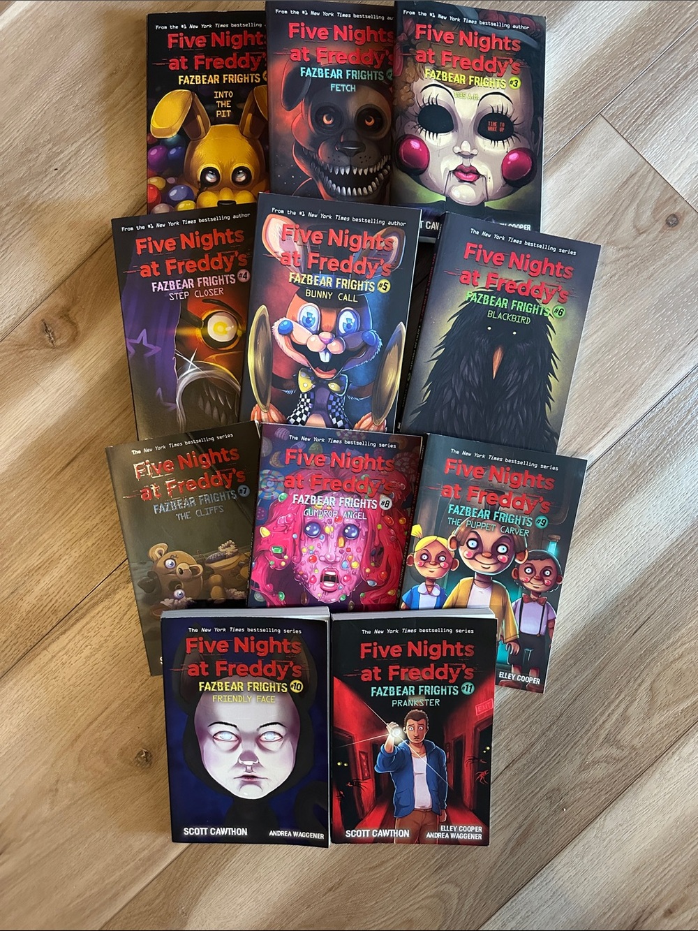 Five Nights at Freddy's Fazbear Frights Books 1-11 Paperback Bundle Set